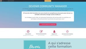 une de mes pages de ventes Learnybox personnalisées