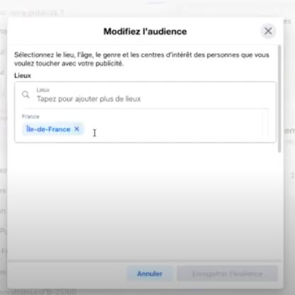 Personnalisez votre audience publicitaire pour vos annonces sponsorisées facebook