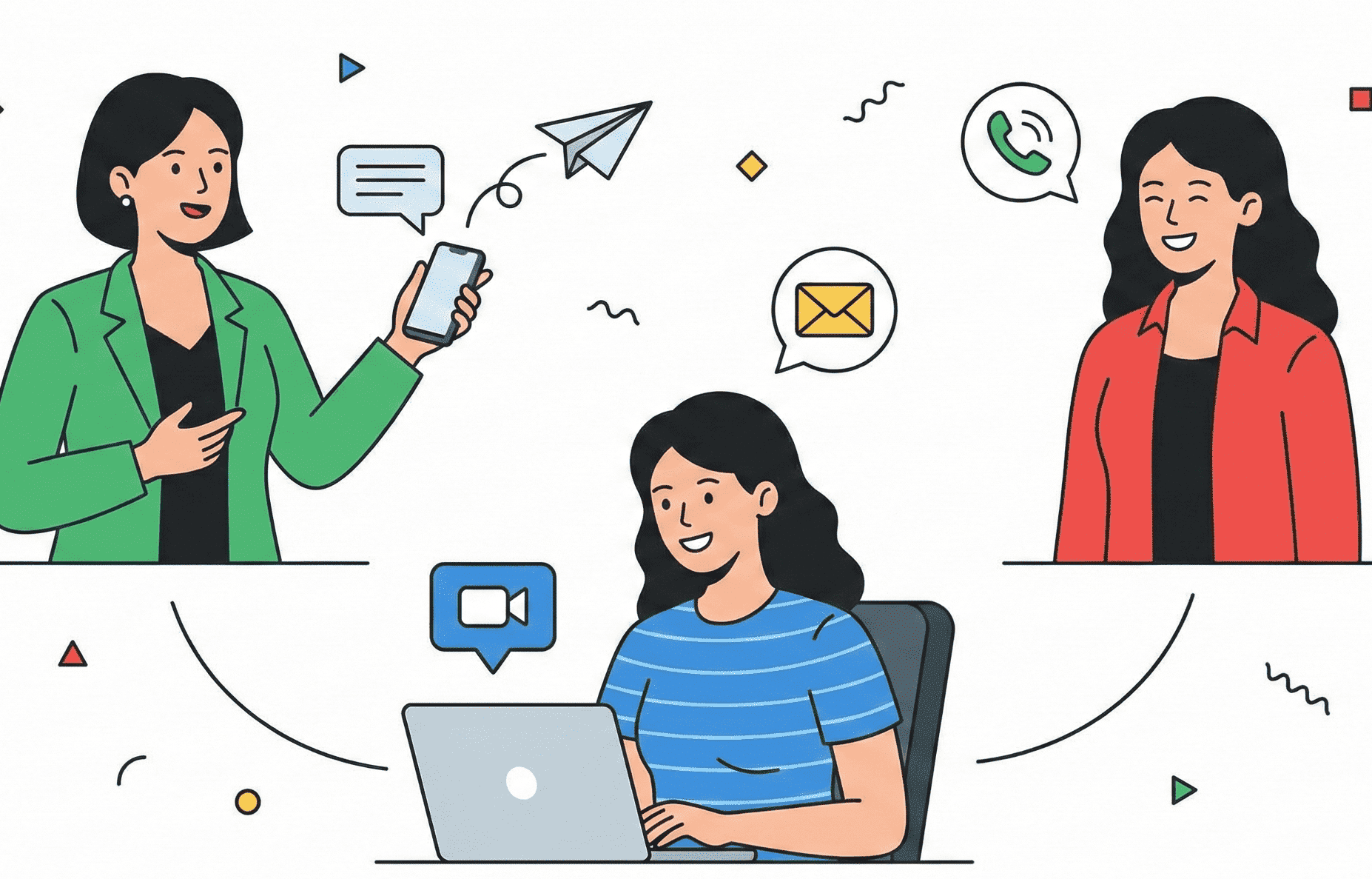 illustration sur les objectifs communication